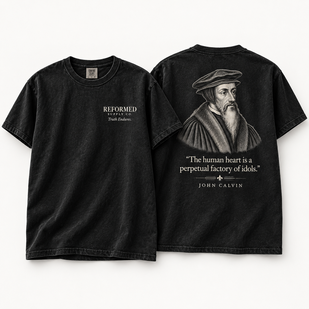 John Calvin — Factory of Idols Tee